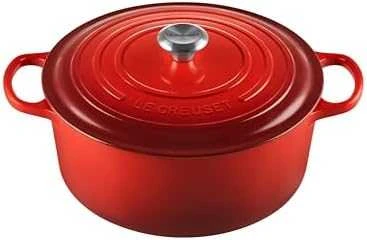Puodas - Le Creuset Signature Roaster Round 30cm Ketaus Puodas Raudonas