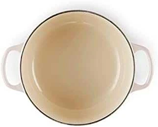 „Le Creuset Signature Puodas“ apvalus indas, 20 cm, kriauklės formos, rožinis