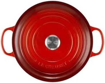 Puodas - Le Creuset Signature Roaster Round 30cm Ketaus Puodas Raudonas