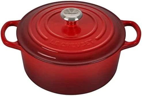 Le Creuset Signature Roaster apvalus 22 cm vyšnių raudonumo (21177220602430)