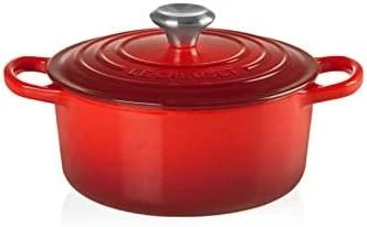 Virtuvės Indai - Le Creuset Signature Keptuvė 20cm Apvalus Ketaus Vyšninė Raudona