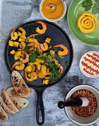 Keptuvė - Le Creuset Ketaus Blynelė 27cm Nesvylančio Paviršiaus Juoda
