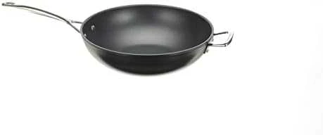 Le Creuset Toughened Non-Stick NonStick Stir-Fry StirFry Pan 30cm juodas sidabrinis (51104300010202)