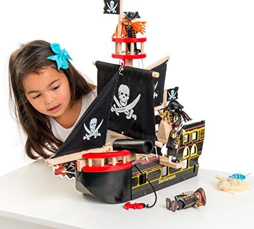 Le Toy Van Medinis Barborossa piratų laivas
