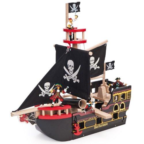 Le Toy Van Medinis Barborossa piratų laivas