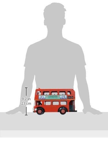 Le Toy Van Raudonas dviejų aukštų autobusas
