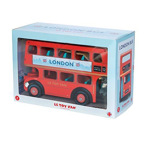 Le Toy Van Raudonas dviejų aukštų autobusas