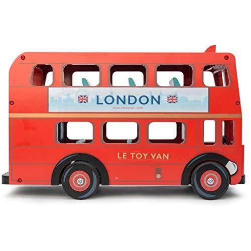 Le Toy Van Raudonas dviejų aukštų autobusas