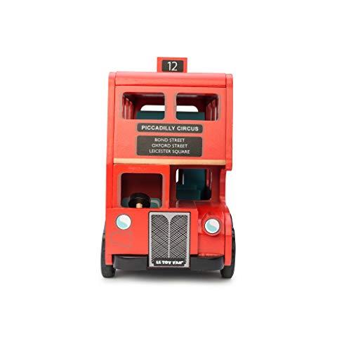 Le Toy Van Raudonas dviejų aukštų autobusas