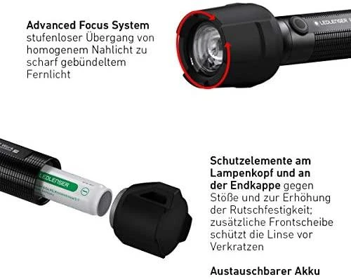 LED Lenser Nešiojamas Žibintuvėlis - Ledlenser P5R Darbui