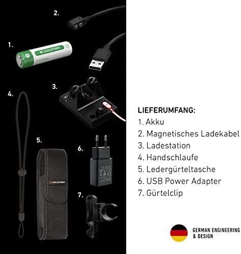 LED Lenser Nešiojamas Žibintuvėlis - Ledlenser P5R Darbui