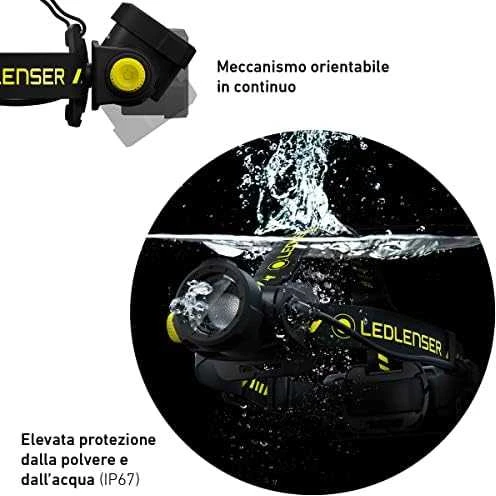 LED Lenser Darbinis Žibintuvėlis - Ledlenser H15R 2500 Liumenų 250m Spindulys Įkraunamas