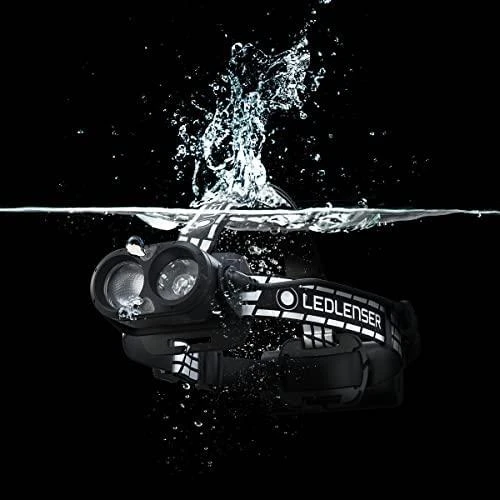 LED Lenser Galvos Žibintas - Ledlenser H19R Juodas