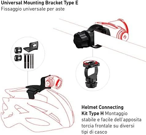 LED Lenser Galvos Žibintas - Ledlenser H19R Juodas