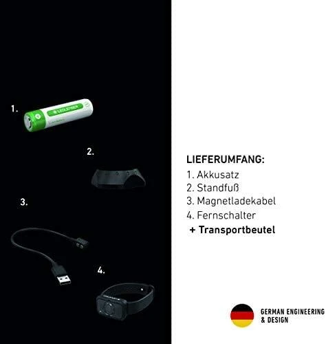 LED Lenser Stovyklavimo Lempa - Ledlenser ML6 ConnectWL Juoda/Balta Ledlenser ML6 ConnectWL Įkraunama Lempa, 750 Liumenų, Juoda