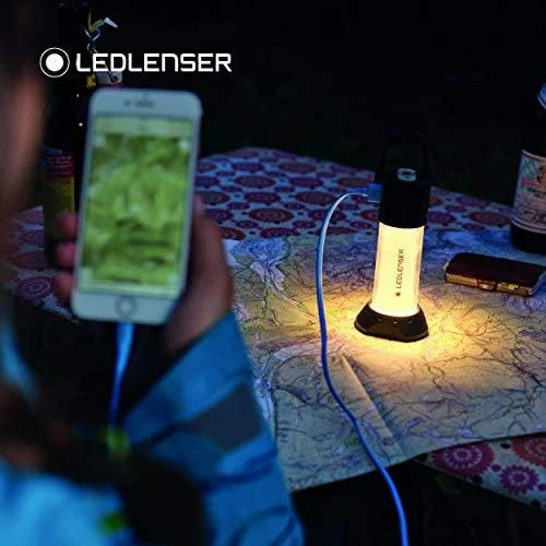 LED Lenser Stovyklavimo Lempa - Ledlenser ML6 ConnectWL Juoda/Balta Ledlenser ML6 ConnectWL Įkraunama Lempa, 750 Liumenų, Juoda