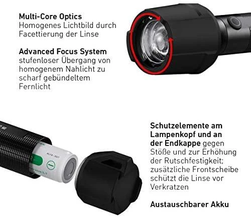 LED Lenser Flashlight Ledlenser P6R Work