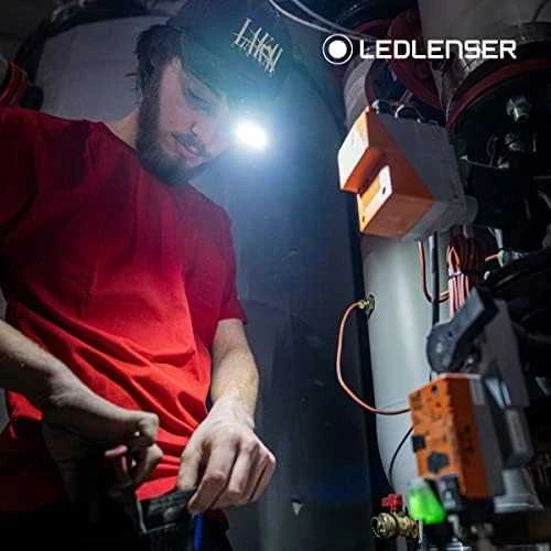 LED Lenser Darbinis Šviestuvas - Ledlenser 502810, Juodas