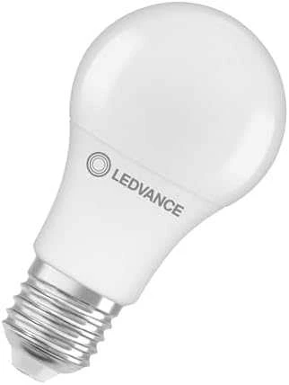 Ledvance 8,8W LED lemputė CLASSIC A, E27, baltos matinės sp., 2700K, su šviesos/judesio jutikliu
