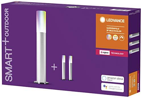 Ledvance LED įsmeigiamas šviestuvas SMART+ ZB GARDENPOLE, pilkas, 2000…6500K, 4,3W, 3 stulpeliai