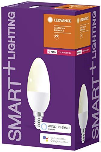 Ledvance 4,9W LED lemputė SMART+ žvakė pritemdoma 40, E14, 2700K