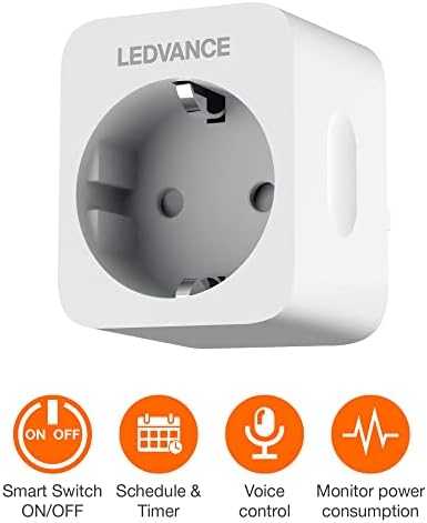 Ledvance SMART+ WiFi kištukas, energijos stebėjimas, ES | Ledvance | SMART+ WiFi kištukas EU