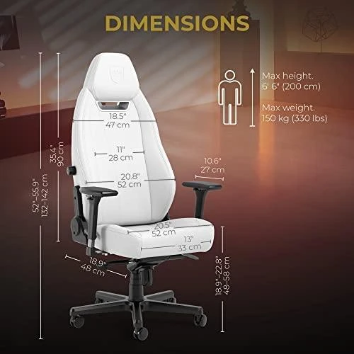 „noblechairs LEGEND“ žaidimų kėdė – „Baltas“ leidimas