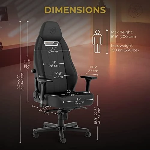 „noblechairs LEGEND“ žaidimų kėdė – „Juodas leidimas“