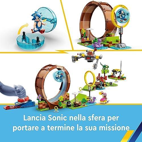 LEGO® Sonic the Hedgehog Žaliojo kalno zonos kilpos iššūkis (76994)