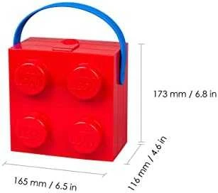 Room Copenhagen LEGO dėžutė su rankena Raudona