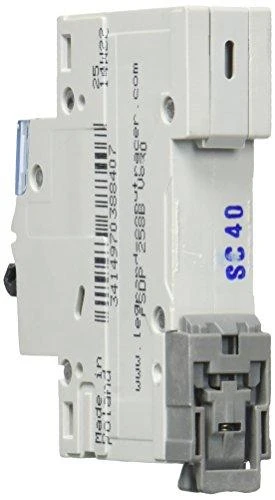 Legrand grandinės pertraukiklis s 301 1P C 40A 6000A - 403438