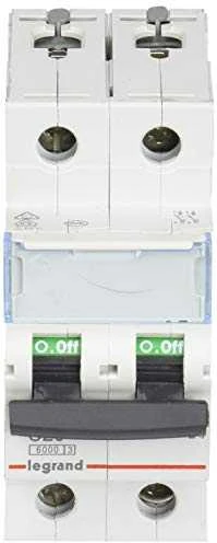 Legrand miniatiūrinis grandinės pertraukiklis S302 C20 6kA TX3 - 403529