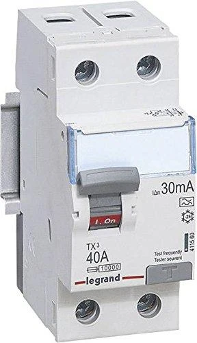 Legrand RCD 2P 40A 0.03A tipas A P302 - 411560