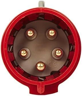 Legrand nešiojamasis kištukas 5P 32A 400V Raudon IP44 P17 TEMPRA PRO (555239)