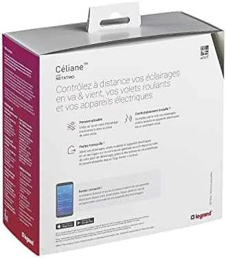 Legrand Celiane su Netatmo paleidimo komplektu pratęstas (prievado valdymo belaidės jungties išvesties / grįžtamosios jungties jungtis