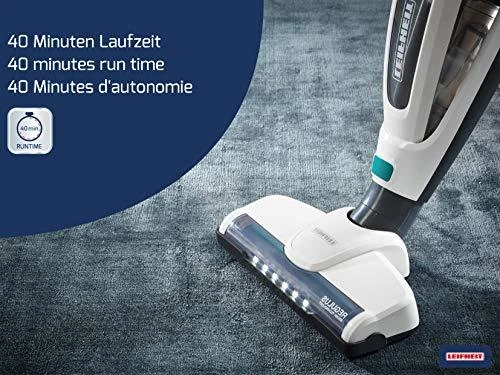 Dulkių siurblys Leifheit PowerVac 2in1 2-in-1 stick vacuum Baterija Dry Cyclonic Bagless Juodas, Mėlyna, Baltas