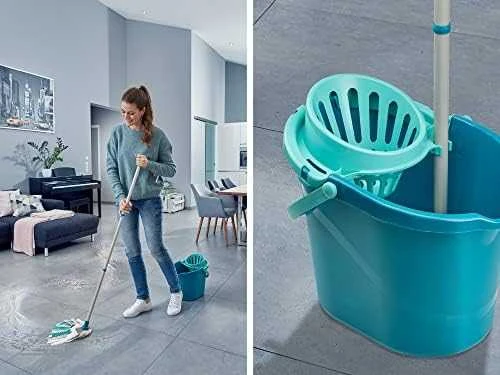 Grindų plovimo rinkinys Leifheit Power Mop, 3 viename