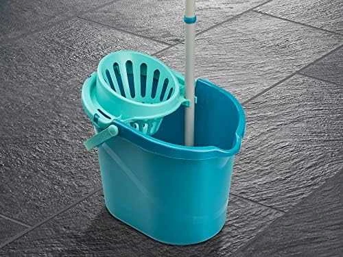 Leifheit 56792 mop Metal, Plastic, Viscose Turquoise, Baltas