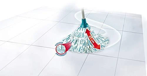 Leifheit 56792 mop Metal, Plastic, Viscose Turquoise, Baltas