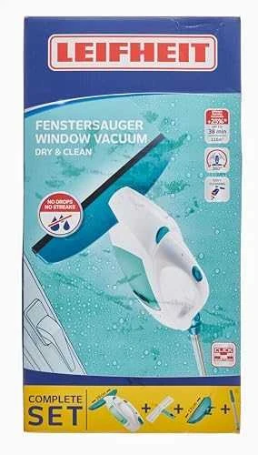 Leifheit 51016 electric window cleaner Mėlyna, Baltas