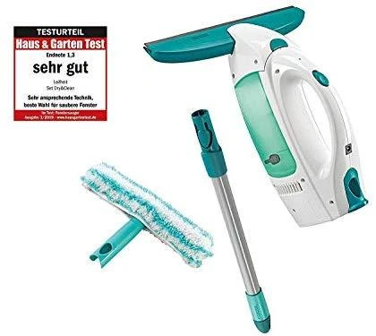 Leifheit Window vacuum cleaner, Baltas/žalias, Cordless