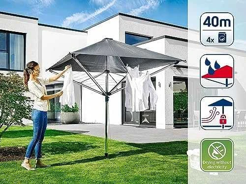 Leifheit | Burės, dengtos Rotejs LinoProtect 400 4006501821003 | Pilka