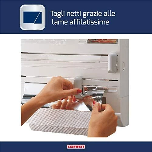 Leifheit Ritinio laikiklis Parat Plus, baltas, sieninis, 25723