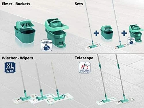 Leifheit grindų šepetys Profi MicroDuo 55045 