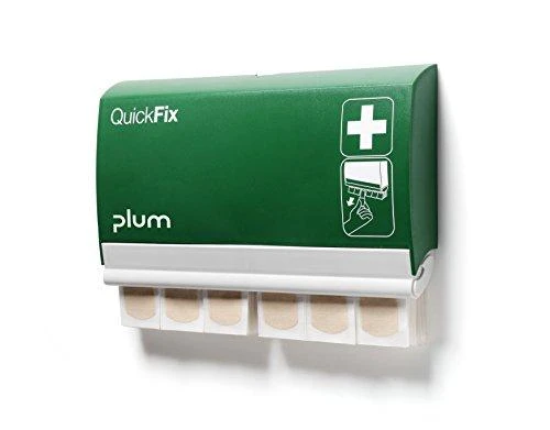 Pleistrų laikiklis + 90 pleistrų PLUM QuickFix Textile