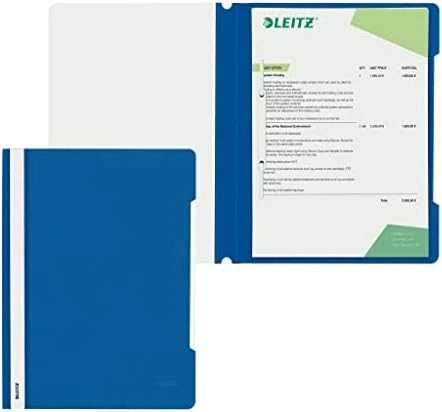 Leitz Skoroszyt A4 PCV mėlyna 25szt. Leitz