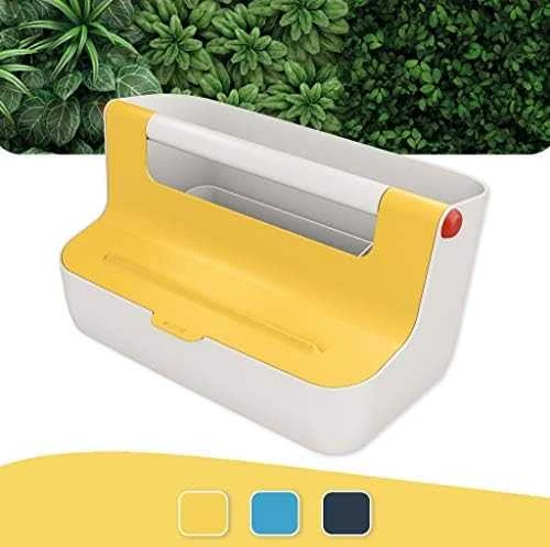 Daiktadėžė Leitz Cosy, su rankena, šiltai geltonos spalvos