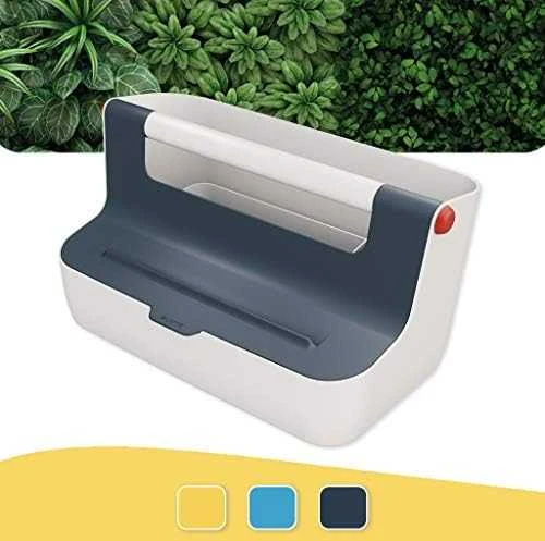 Daiktadėžė Leitz Cosy, su rankena, aksominės pilkos spalvos