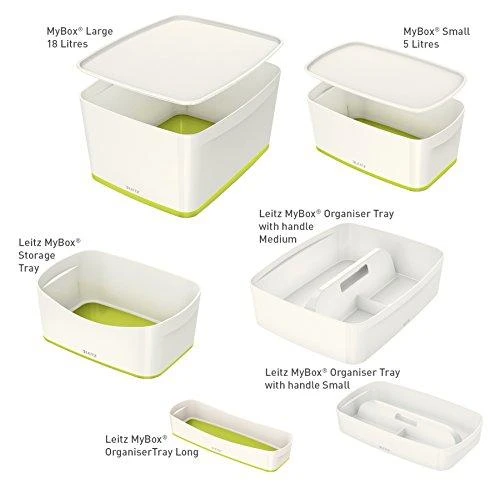 Daiktadėžė LEITZ MyBox su dangteliu, didelė