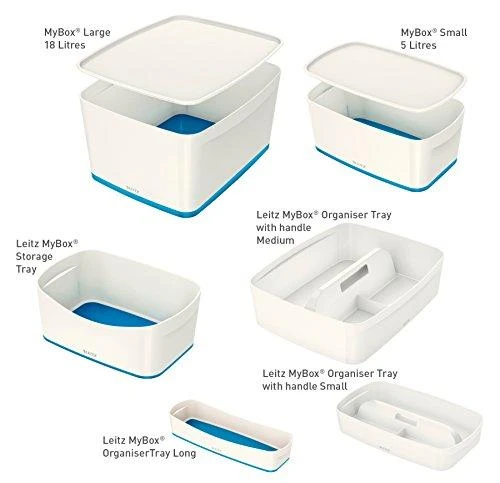 Daiktadėžė LEITZ MyBox su dangteliu, didelė